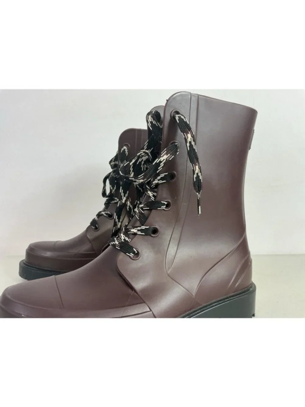 Cougar Madrid Waterproof Combat Rain Boots Oxblood Womens 9